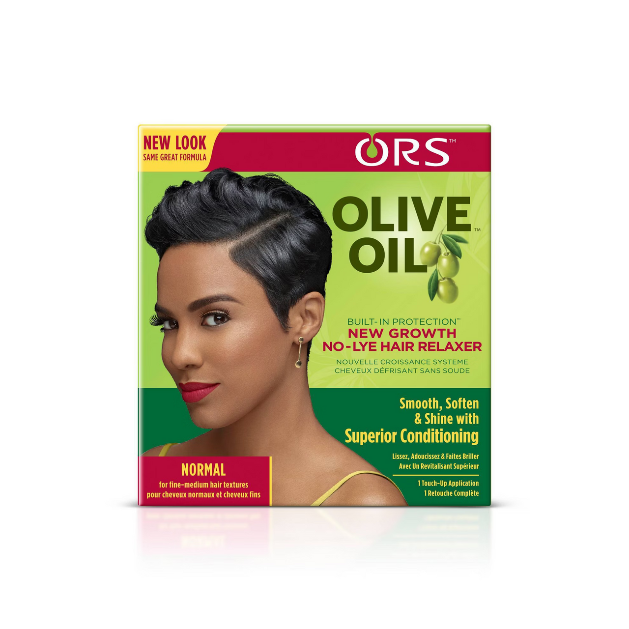 ORS Organic Root Stimulator Olive Oil New Growth Normal Hair Relaxer, 3 Oz